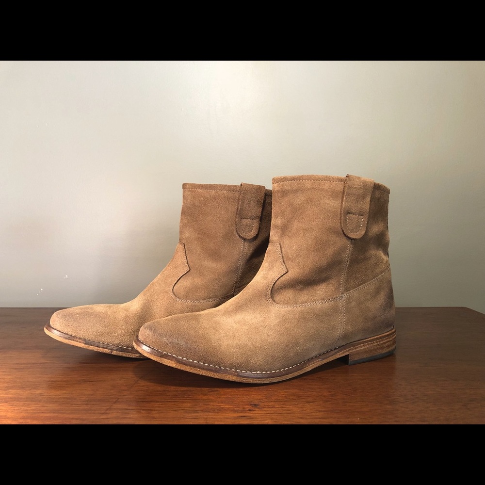 KMB Tan/ Light Brown Suede Boot size 39